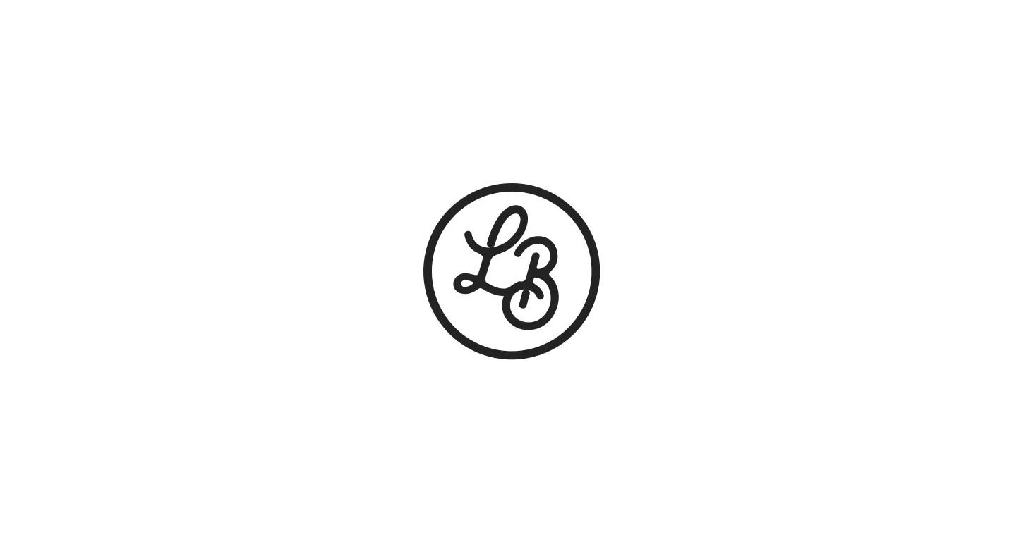 Little Boo - Black on white logo icon