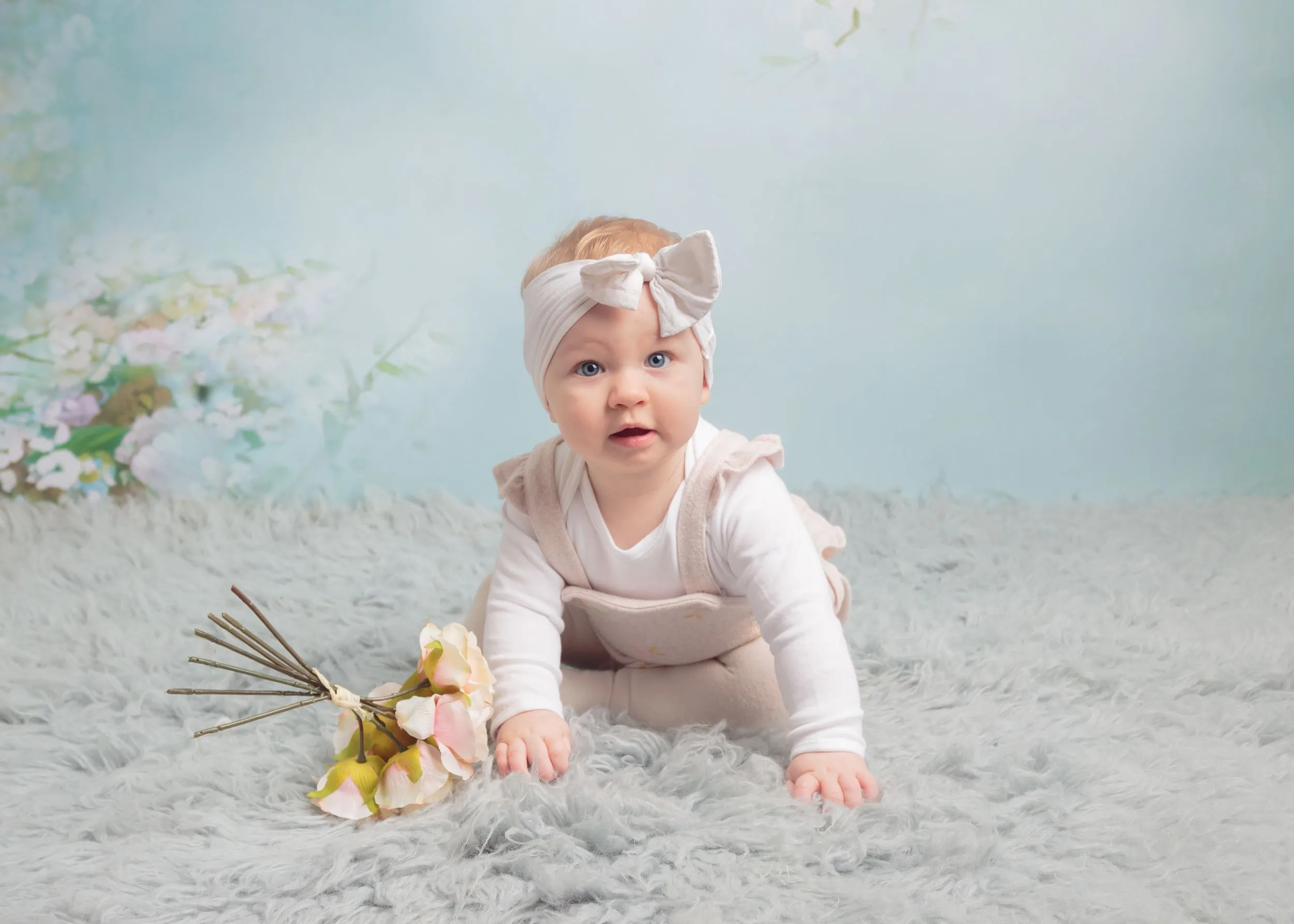 Little Boo - newborns looking at camera photo