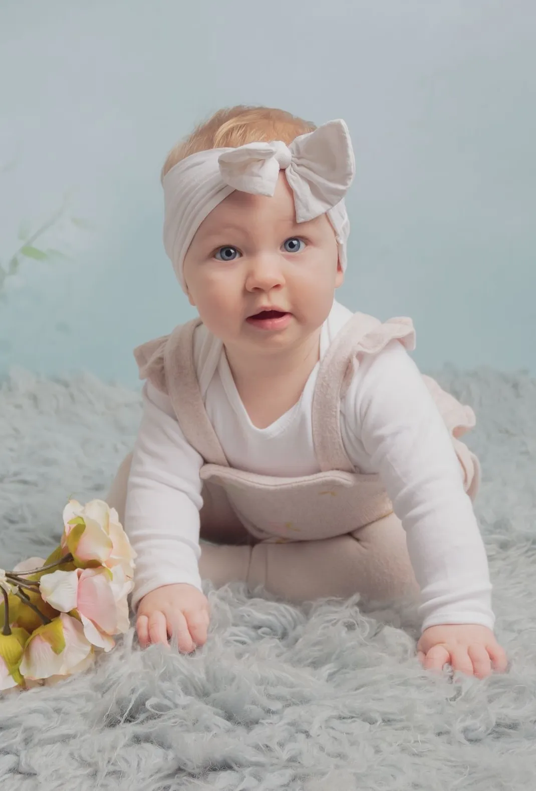 Little Boo - newborns looking at camera photo