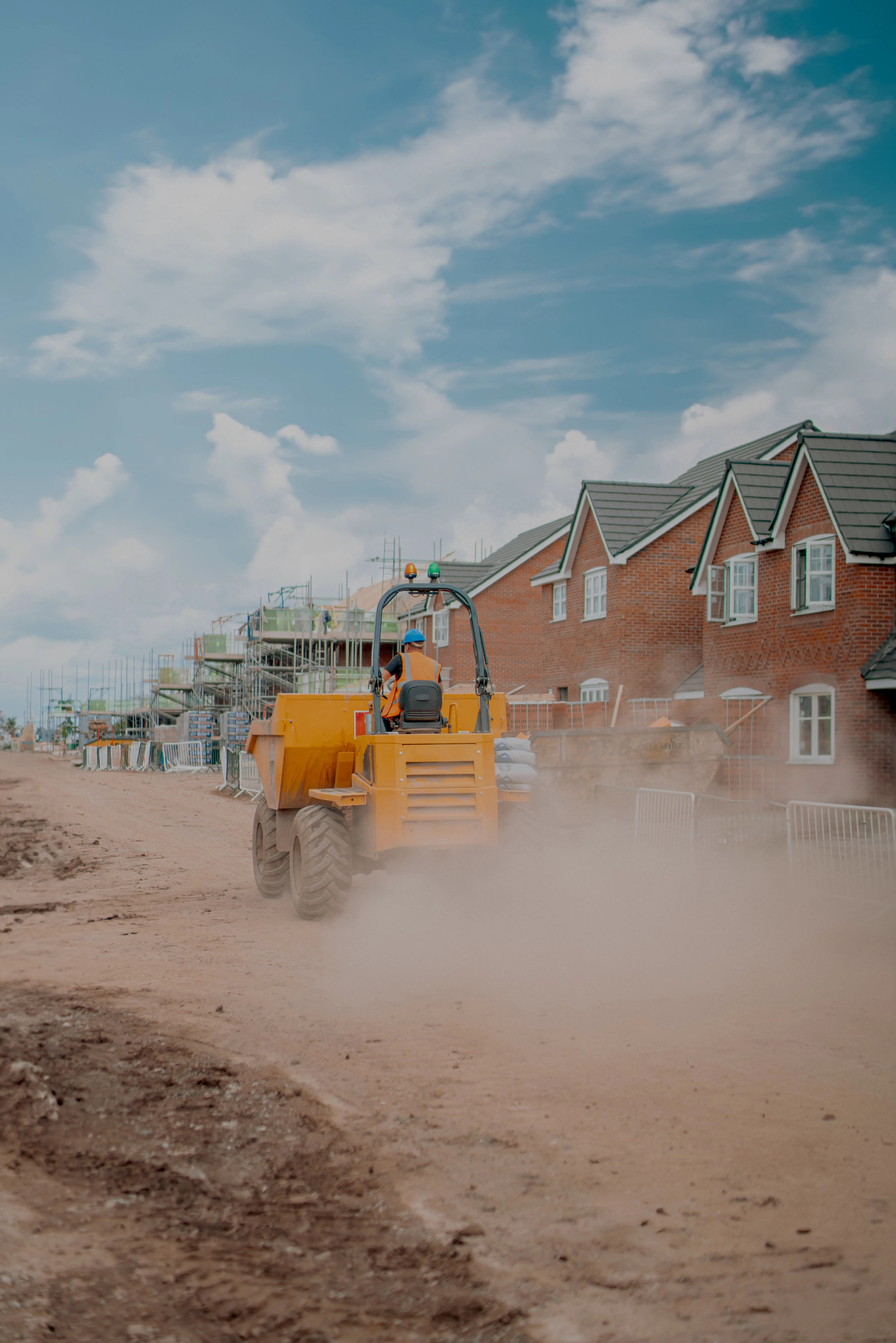 Technology in construction - construction site photo